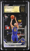 Stephen Curry 2025-26 Topps Now #85 (CGC 10 | Pristine Black Label) at PristineAuction.com