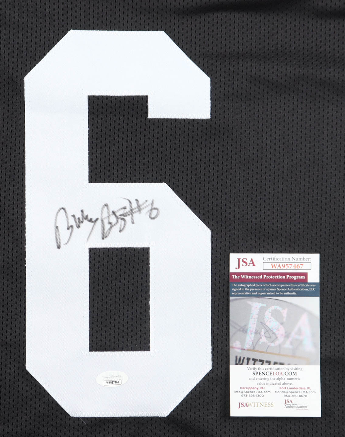Bubby Brister Signed Jersey (JSA) at PristineAuction.com Bubby Brister Signed Jersey (JSA) at PristineAuction.com
