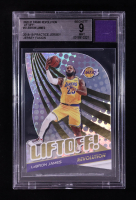 LeBron James 2020-21 Panini Revolution Liftoff! #5 With Practice Jersey Swatch (BGS 9) at PristineAuction.com