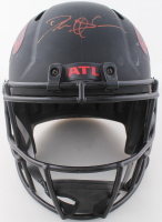 Deion Sanders Signed Falcons Full-Size Eclipse Alternate Speed Helmet (Beckett) at PristineAuction.com