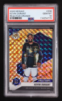 Kevin Durant 2020-21 Panini Mosaic Reactive Orange #296 (PSA 10) at PristineAuction.com