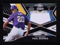 Paul Skenes 2023 Elite Extra Edition First Round Materials #8 RC at PristineAuction.com