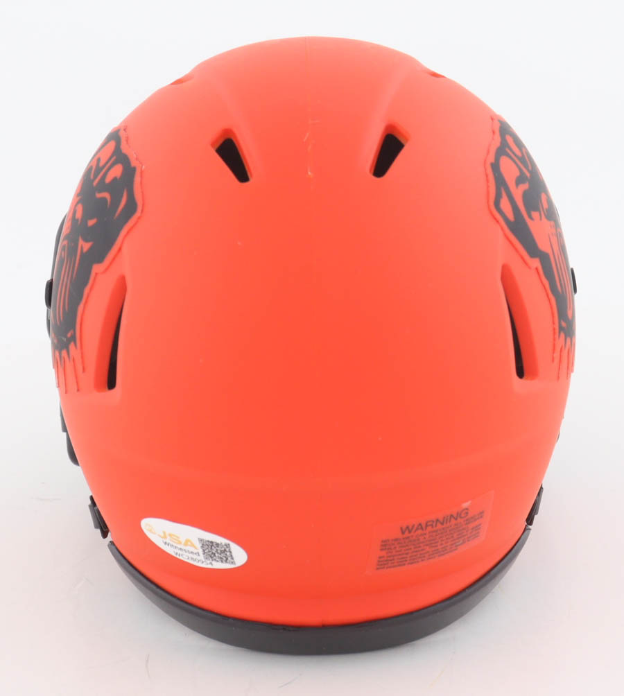 Harold Fannin Signed Browns Rave Alternate Speed Mini Helmet (JSA) at PristineAuction.com Harold Fannin Signed Browns Rave Alternate Speed Mini Helmet (JSA) at PristineAuction.com