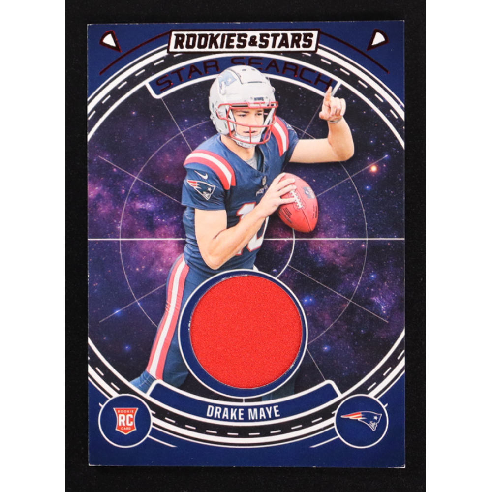 Drake Maye 2024 Rookies and Stars Star Search Jerseys #10 RC at PristineAuction.com