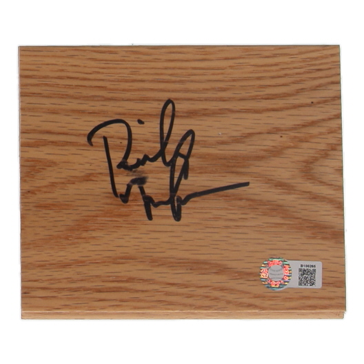 Rick Mahorn Signed Court Floor Piece (Schwartz) at PristineAuction.com Rick Mahorn Signed Court Floor Piece (Schwartz) at PristineAuction.com