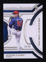 Hurston Waldrep 2024 Panini National Treasures Treasured Threads #7 #69/99 RC at PristineAuction.com
