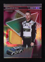 William Byron 2023 Panini Chronicles Recon Jumbo Materials Holo Silver #5 #13/25 at PristineAuction.com