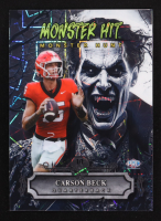 Carson Beck 2024 Wild Card Monster Hit Monster Hunt Dracula Lazer #MHD-CB #1/1 RC at PristineAuction.com