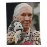 Jane Goodall Signed 8x10 Photo Inscribed "Together We Can Make a Difference" (PSA) at PristineAuction.com