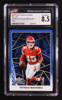 Patrick Mahomes 2024 Leaf Collective Retail '90 Leaf Blue #R90B-216 #17/50 (CGC 8.5) at PristineAuction.com