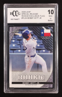 Bobby Witt Jr. 2020 Leaf Special Release Rookie Exclusive Flag #FL-04 RC (BCCG 10) at PristineAuction.com