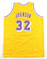 Magic Johnson Signed Jersey (Super Star Greetings) at PristineAuction.com