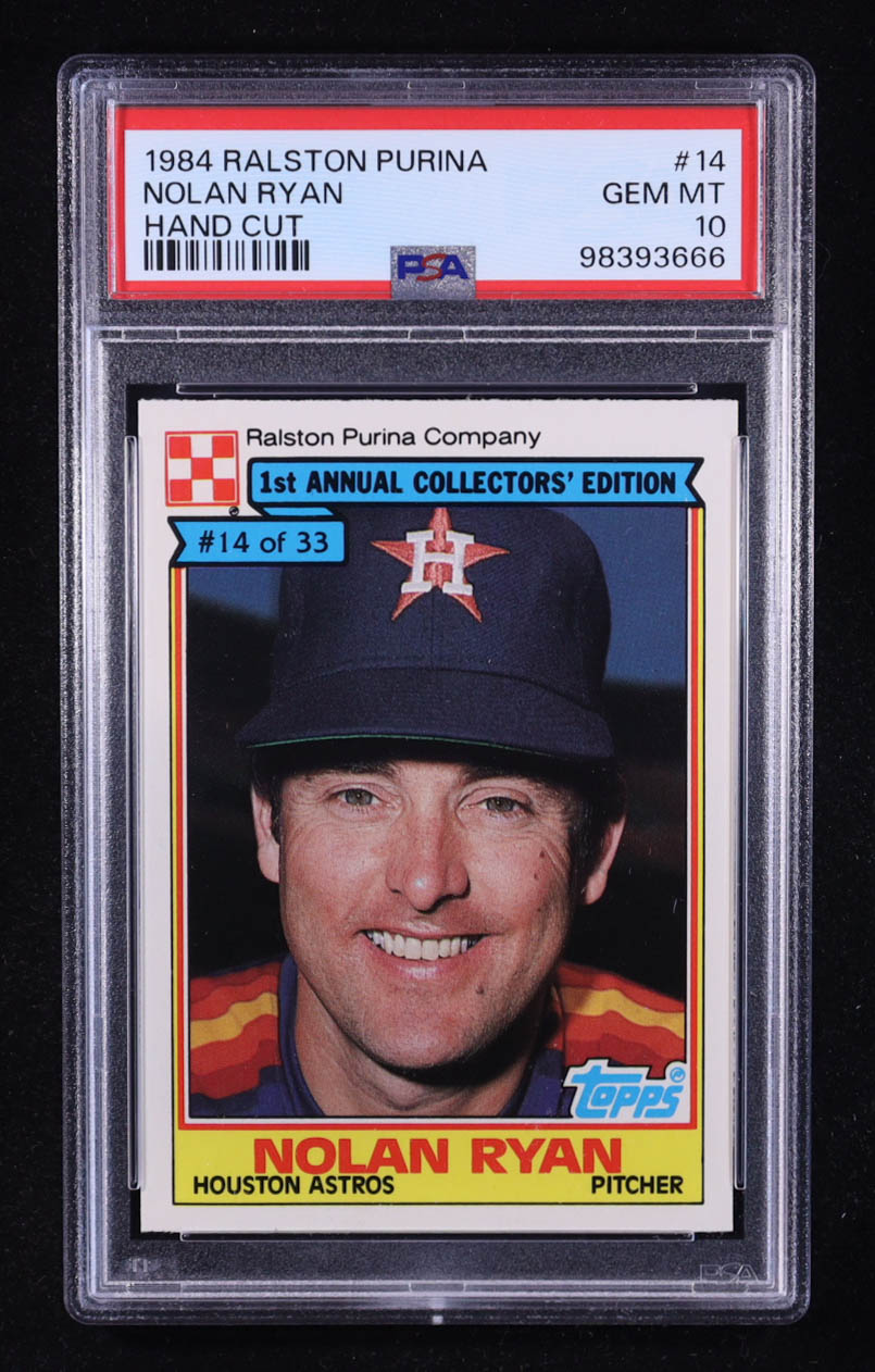 Nolan Ryan 1984 Ralston Purina #14 (PSA 10) at PristineAuction.com Nolan Ryan 1984 Ralston Purina #14 (PSA 10) at PristineAuction.com