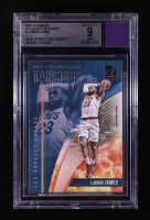 LeBron James 2018-19 Donruss All Clear for Takeoff #1 With Practice Jersey Swatch (BGS 9) at PristineAuction.com