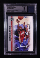 LeBron James 2003-04 Upper Deck Phenomenal Beginning LeBron James #6 RC With Game-Used Jersey Swatch (BGS 9) at PristineAuction.com