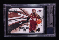 LeBron James 2010-11 Rookies and Stars Moments in Time #13 With Game-Used Jersey Swatch (BGS 9) at PristineAuction.com