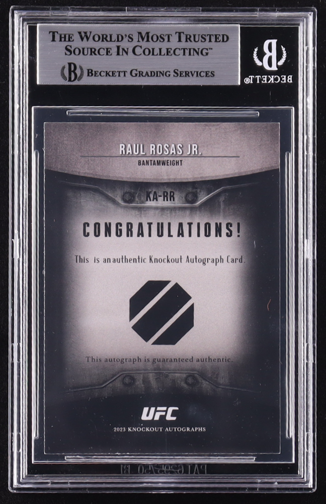Raul Rosas Jr. Signed LE Custom UFC Trading Card #/99 (BGS) at PristineAuction.com Raul Rosas Jr. Signed LE Custom UFC Trading Card #/99 (BGS) at PristineAuction.com