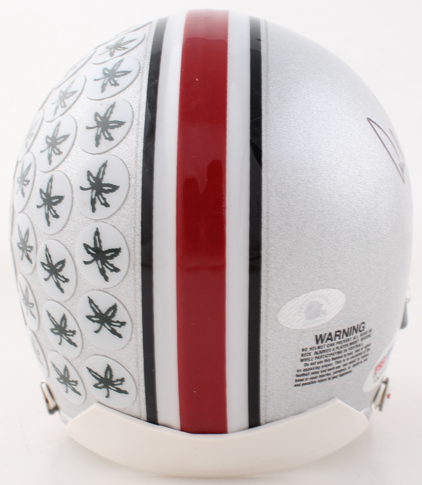Archie Griffin Signed Ohio State Buckeyes Mini Helmet Inscribed "1974 / 1975 HT." (PSA) at PristineAuction.com Archie Griffin Signed Ohio State Buckeyes Mini Helmet Inscribed "1974 / 1975 HT." (PSA) at PristineAuction.com