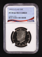 1993-S Kennedy 50C Proof Clad Half Dollar (NGC PF70 ULTRA CAMEO) at PristineAuction.com