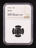 1963 Roosevelt Silver 10C Dime (NGC PF67) at PristineAuction.com