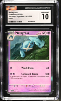 Metagross 2025 Pokemon Journey Together #063/159 (CGC 10) at PristineAuction.com