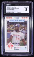 Bo Jackson 1986 Donn Jennings Southern League All-Stars #13 RC (CGC 8) at PristineAuction.com