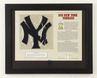 1978 New York Yankees Custom Framed Commemorative Patch Display with Yankees Logo Pin at PristineAuction.com