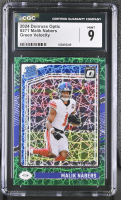 Malik Nabers 2024 Donruss Optic Green Velocity #271 RC (CGC 9) at PristineAuction.com
