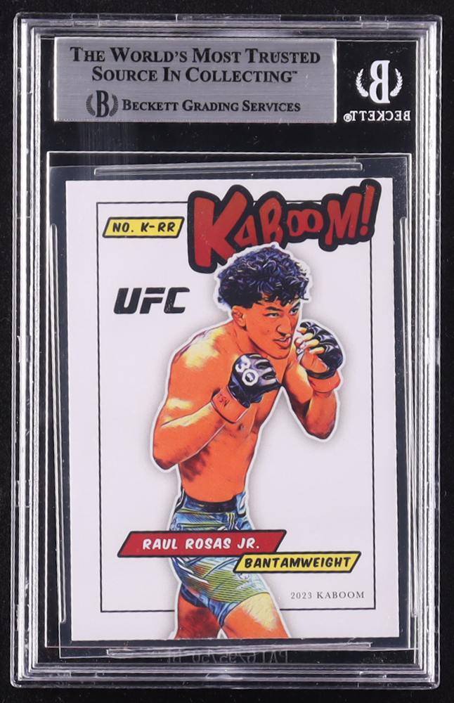 Raul Rosas Jr. Signed LE Custom UFC Trading Card #/99 RC (BGS) at PristineAuction.com Raul Rosas Jr. Signed LE Custom UFC Trading Card #/99 RC (BGS) at PristineAuction.com