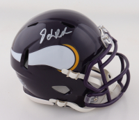 John Randle Signed Vikings Speed Mini Helmet (Schwartz) at PristineAuction.com