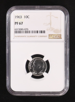 1963 Roosevelt Silver 10C Dime (NGC PF67) at PristineAuction.com