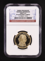 2007-S U.S. Presidential $1 Dollar - Thomas Jefferson 3rd President (NGC PF69 ULTRA CAMEO) at PristineAuction.com