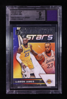 LeBron James 2019-20 Donruss Fantasy Stars #4 With Practice Jersey Swatch (BGS 9) at PristineAuction.com