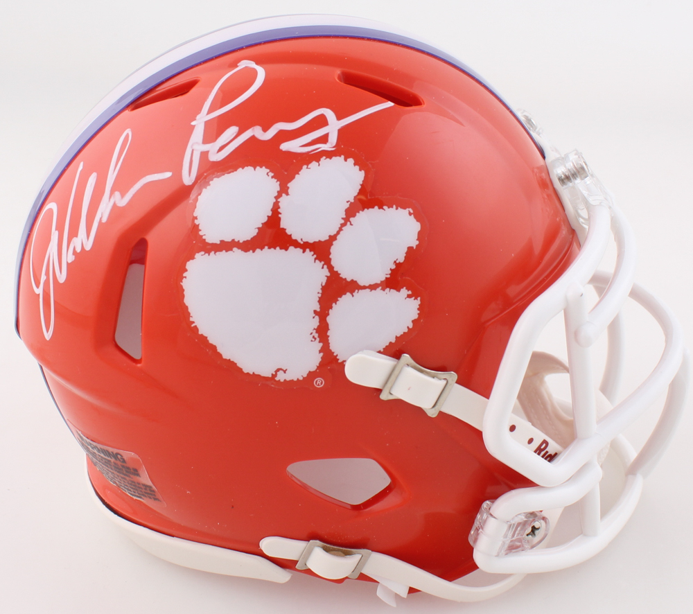 William Perry Signed Clemson Tigers Speed Mini Helmet (Authentic Ink) at PristineAuction.com William Perry Signed Clemson Tigers Speed Mini Helmet (Authentic Ink) at PristineAuction.com
