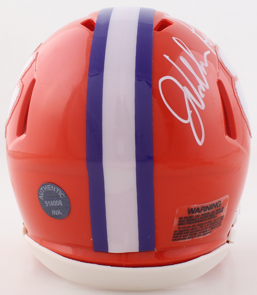 William Perry Signed Clemson Tigers Speed Mini Helmet (Authentic Ink) at PristineAuction.com William Perry Signed Clemson Tigers Speed Mini Helmet (Authentic Ink) at PristineAuction.com