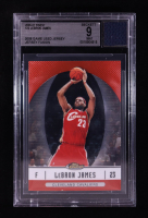 LeBron James 2006-07 Finest #22 With Game-Used Jersey Swatch (BGS 9) at PristineAuction.com