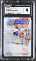 Kyle Schwarber 2016 Topps Finest Refractor #67 RC (CGC 9) at PristineAuction.com