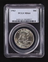 1963 Franklin Silver 50C Half Dollar (PCGS MS64) at PristineAuction.com