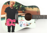 Machine Gun Kelly Guitar with Signed Custom Insert Pickguard (ACOA) at PristineAuction.com