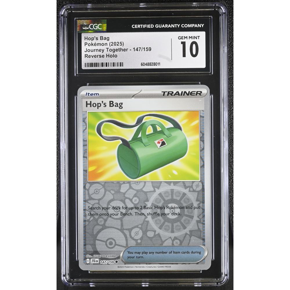 Hop's Bag 2025 Pokemon Journey Together #147/159 (CGC 10) at PristineAuction.com