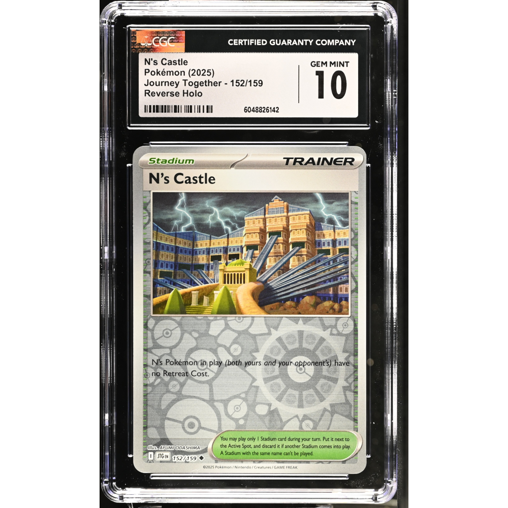 N's Castle 2025 Pokemon Journey Together #152/159 (CGC 10) at PristineAuction.com