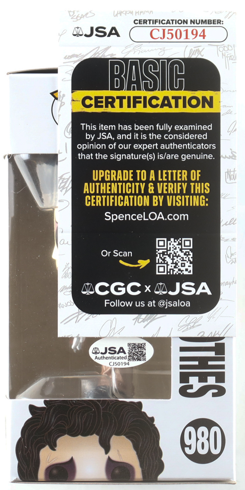 Johnny Depp Signed "Edward Scissorhands" #980 Edward In Dress Clothes Funko Pop! Vinyl Figure (JSA) at PristineAuction.com Johnny Depp Signed "Edward Scissorhands" #980 Edward In Dress Clothes Funko Pop! Vinyl Figure (JSA) at PristineAuction.com