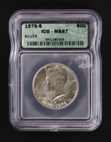 1976-S Kennedy Bicentennial Silver 50C Half Dollar (ICG MS67) at PristineAuction.com