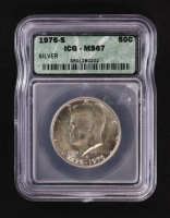 1976-S Kennedy Bicentennial Silver 50C Half Dollar (ICG MS67) at PristineAuction.com
