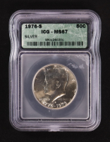 1976-S Kennedy Bicentennial Silver 50C Half Dollar (ICG MS67) at PristineAuction.com