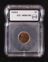 1939-S Lincoln Wheat 1C Cent (ICG MS64 RD) at PristineAuction.com