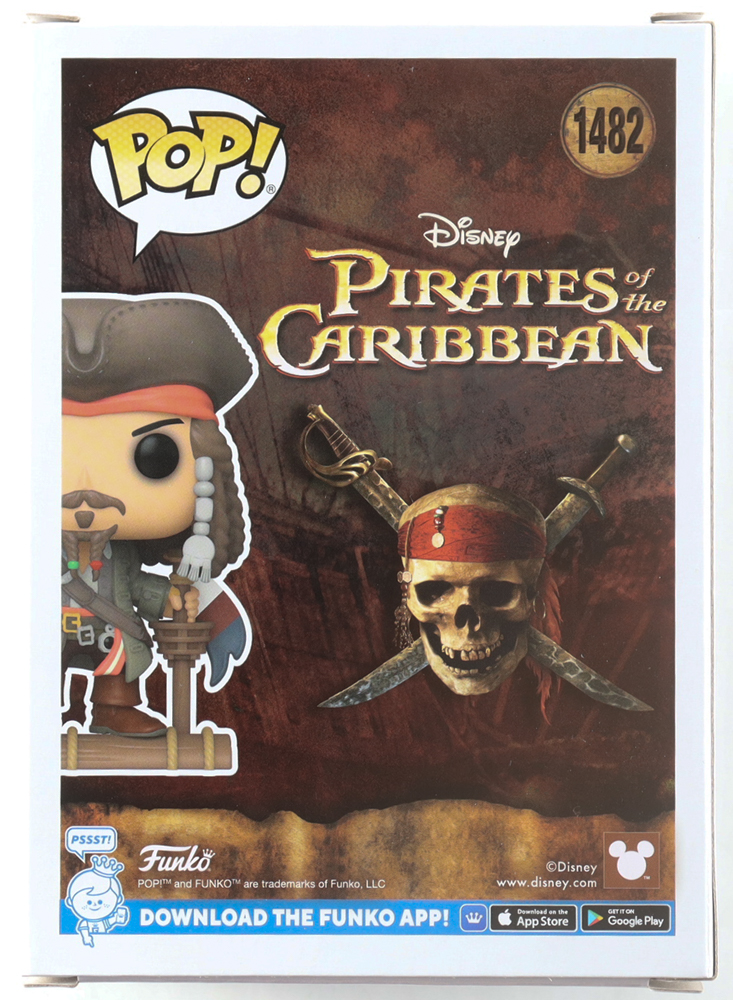 Johnny Depp Signed "Pirates Of The Caribbean" #1482 Jack Sparrow Funko Pop! Vinyl Figure (JSA) at PristineAuction.com Johnny Depp Signed "Pirates Of The Caribbean" #1482 Jack Sparrow Funko Pop! Vinyl Figure (JSA) at PristineAuction.com