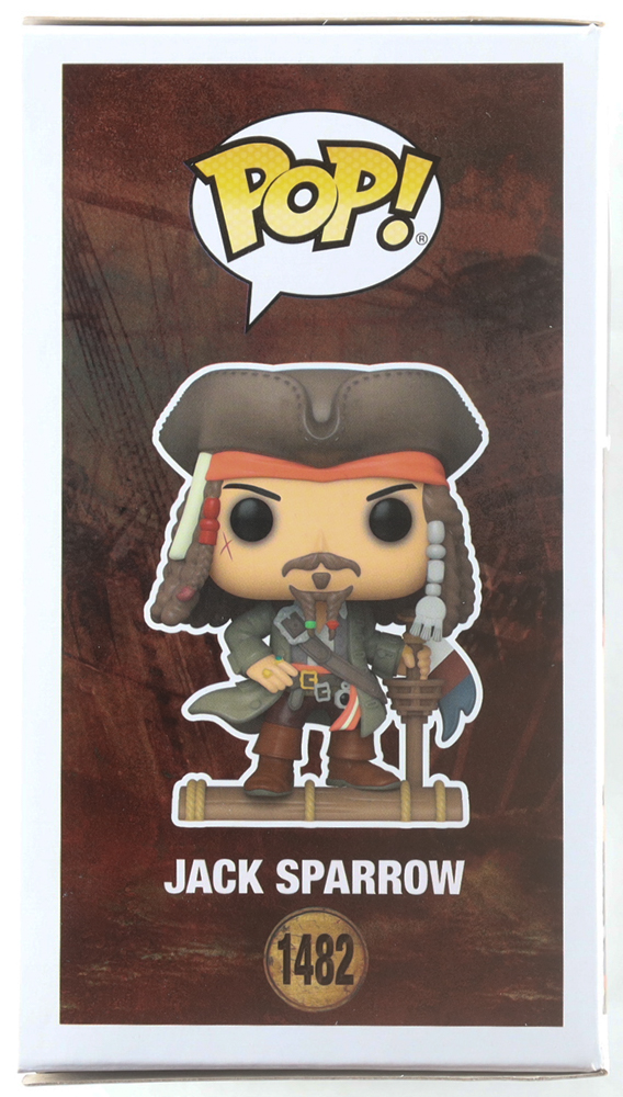 Johnny Depp Signed "Pirates Of The Caribbean" #1482 Jack Sparrow Funko Pop! Vinyl Figure (JSA) at PristineAuction.com Johnny Depp Signed "Pirates Of The Caribbean" #1482 Jack Sparrow Funko Pop! Vinyl Figure (JSA) at PristineAuction.com