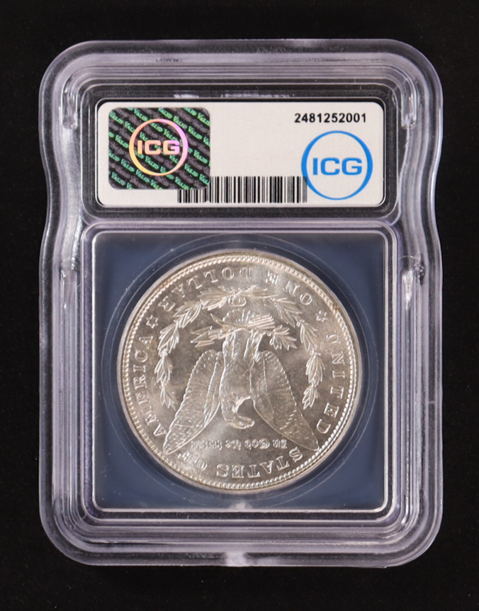 1886 Morgan Silver $1 Dollar (ICG MS63) at PristineAuction.com 1886 Morgan Silver $1 Dollar (ICG MS63) at PristineAuction.com