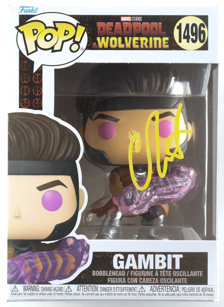 Channing Tatum Signed "Deadpool & Wolverine" #1496 Gambit Bobble-Head Funko Pop! Vinyl Figure (JSA) at PristineAuction.com Channing Tatum Signed "Deadpool & Wolverine" #1496 Gambit Bobble-Head Funko Pop! Vinyl Figure (JSA) at PristineAuction.com